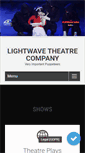 Mobile Screenshot of lightwave-theatre.com