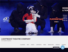 Tablet Screenshot of lightwave-theatre.com
